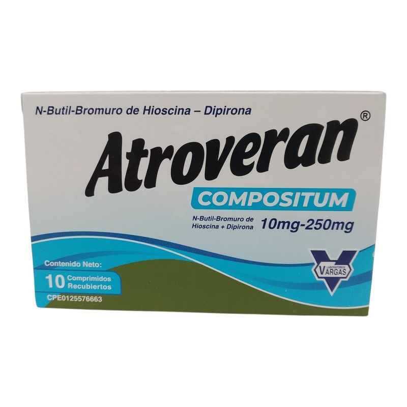 ATROVERAN COMPOSITUM 10MG/250MG X 10TAB (VARGAS)